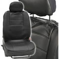 thumbnail image 2 of BDK PU Leather Seat Covers for SUV and Van 3 Rows Premium Leather Covers, Black Beige Gray, 2 of 13