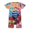 thumbnail image 5 of Blue'S Clues Baby Boy Girl Short Sleeve Romper Clothing Set Print Cartoon Baby Summer One Piece Jumpsuit, 5 of 8