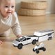 thumbnail image 4 of 1/32 Pickup Trailer RV Modelo Coche de Juguete con Sonido y Luz Regalo para Niños (Blanco), 4 of 9