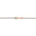 thumbnail image 4 of 14k Rose Gold 20 Inch 1.10mm Ropa Chain Necklace Pendant Charm, 4 of 9
