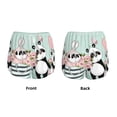thumbnail image 3 of Fuzoiu Cute Panda Print Women's Athletic Shorts, Double-Layer Running Shorts with Pocket,Women's Workout Shorts for Yoga, Gym, and Workouts-Large, 3 of 7