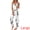 White, variant on DARING DIVA Women's Leopard Satin Silky Soft V Neck Spaghetti Pants Pajama Set M Champagne