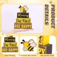 thumbnail image 3 of Set de decoración de bandejas escalonadas de madera de verano Britimes Bee Style 4 unidades, 3 of 7