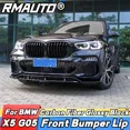 thumbnail image 3 of For BMW X5 G05 Car Front Bumper Lip Carbon Fiber Splitter Bumper Guard Protector Body Kit Car Accessories 2019-2022 Body Kit, 3 of 7