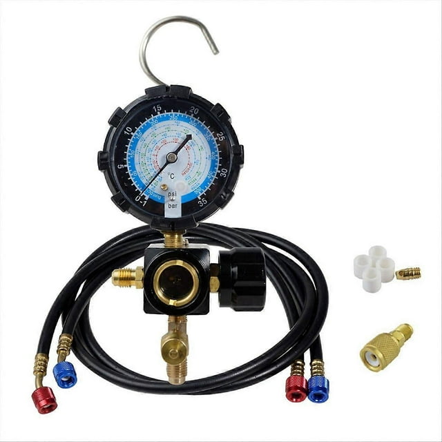 Air Conditioner Refrigerant Low Pressure Gauge for R410A 134A R22