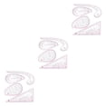 thumbnail image 3 of Cateissary 4 Pieces Pattern Sewing Ruler DIY Tailor Curve Metric Drafting Drawing Clothing Calibrated Half-round Manual Dressmaking Type1 NO1, 3 of 6