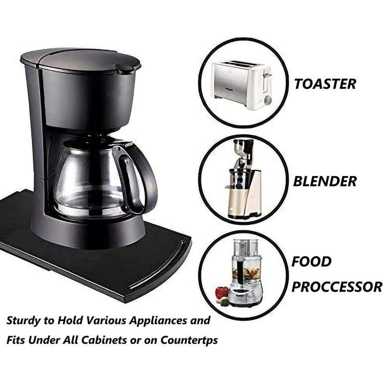 Sliding Coffee Maker Tray Mat Countertop Coffee Machine Appliance Moving  Holder
