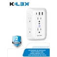 thumbnail image 4 of Multicontacto KELEK Blanco 6 Salidas con Puertos USB-A y USB-C y Supresor de Picos para Hogar, Ofici, 4 of 6