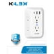 thumbnail image 4 of Multicontacto KELEK Blanco 6 Salidas con Puertos USB-A y USB-C y Supresor de Picos para Hogar, Ofici, 4 of 6