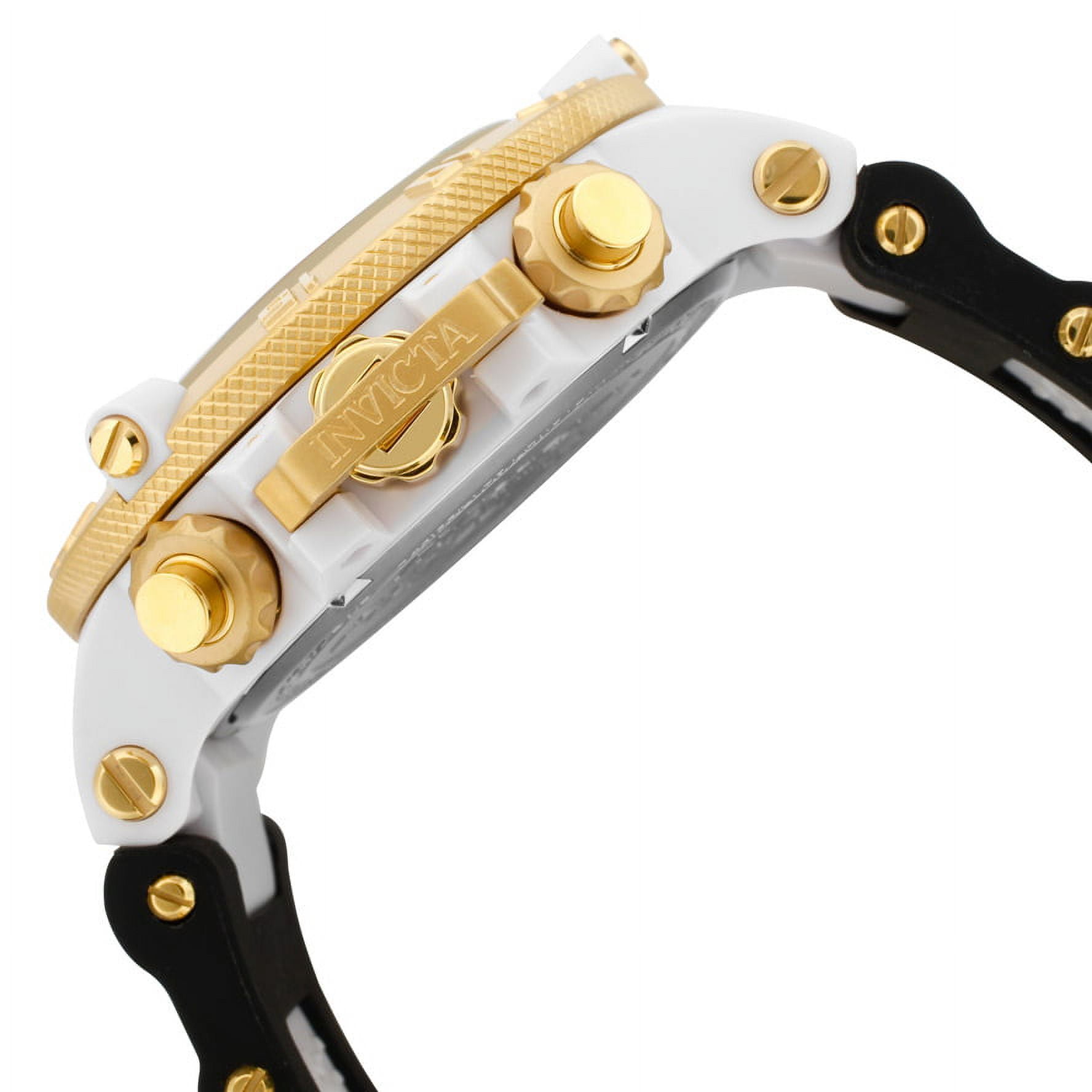 Invicta Men s Subaqua 0928 Gold Silicone Quartz Diving Watch Walmart