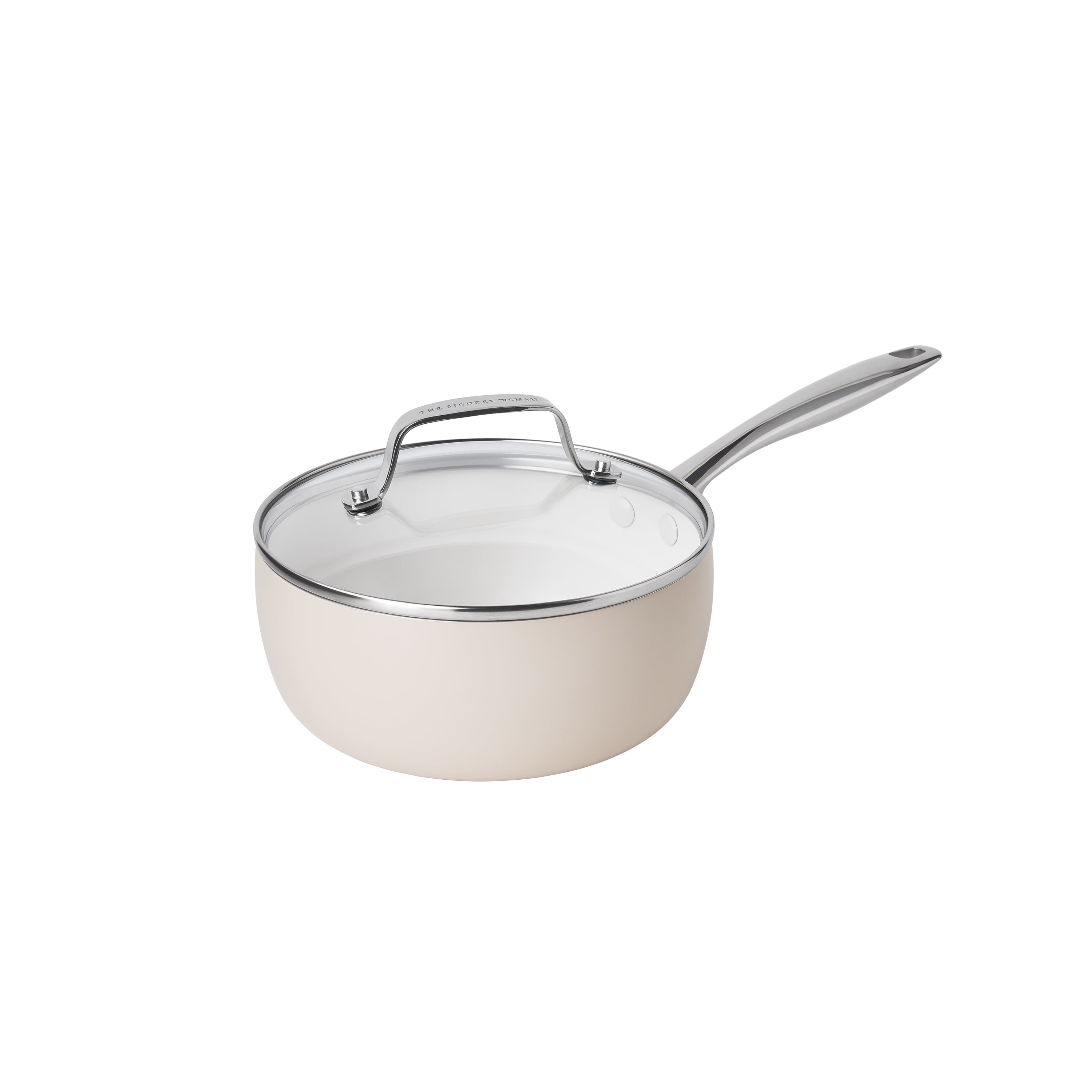 The Pioneer Woman Harlow 15-Piece Ceramic Nonstick Cookware Set, Taupe