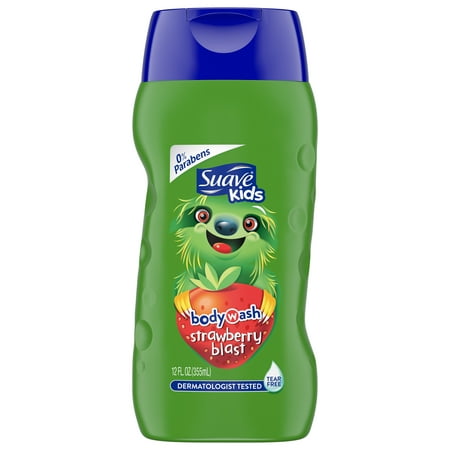 Suave Kids Body Wash Tear Free Strawberry 12 oz (Best Body Wash For Kids With Sensitive Skin)