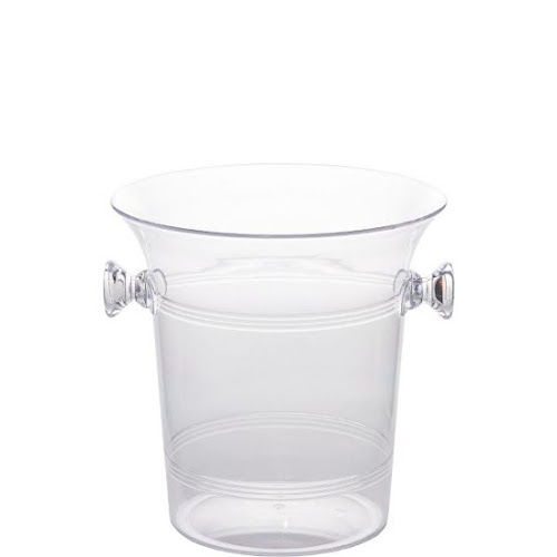 CLEAR Plastic Ice Bucket