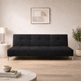 thumbnail image 2 of Sofa Cama Reclinable El Bazar Store Vegas Terciopelo Negro Futon 3 posiciones Sala, 2 of 6
