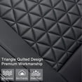 thumbnail image 3 of Faux Leather Front Car Seat Cover Individual Pack Bottom Seat Cushion Cover Non-Slip Universal Fit for Most Cars SUV Truck, 3 of 12
