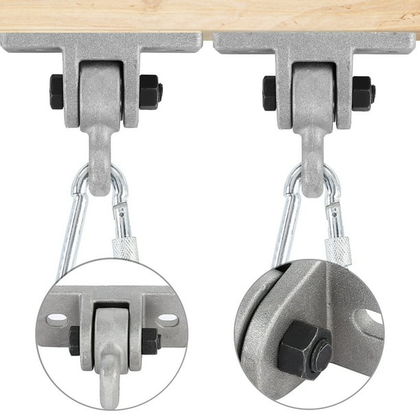 Mgaxyff Heavy Duty Swing Hangers,1 Pair Aluminum Heavy Duty Swing