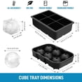 thumbnail image 3 of Needhep Ice Cube Trays for Freezer With LidWhiskey Ice Mold 2024 New Upgrade, 2024 NEW Silicone Ice Mold, Plastic Ice Cube Tray, Ice Cube Tray for Tumbler, (), 3 of 5