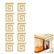 thumbnail image 4 of Pegatinas De Pared, Pegatina De Línea De Cintura De Aspecto Elegante Anticorrosión, Oficina Para Comedor Restaurante Hogar Fugacal Oro, 4 of 8