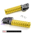 thumbnail image 3 of Front Footpegs For Yamaha MT-03 MT/FZ07 MT/FZ09 MT/FZ10 FZ8 FZ1 Tracer900 Gold, 3 of 7
