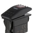 thumbnail image 4 of 1pc Performance LED Toggle Horn Switch Barco Botón de Presión Accs Sunnimix pulsador interruptor de palanca 12v, 4 of 6