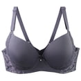 thumbnail image 4 of Bra With Underwire Classic Supportive Everyday Comfort Wireless Alternative Lingerie for Work Leisure Bra, 4 of 6