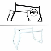 AA-Racks 800 Lb 2 Bar Pick-up Truck Utility Ladder Rack Matte Black (X35-BLK)
