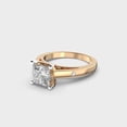 thumbnail image 3 of 4 Carat Luxurious IGI Certified Lab Grown Diamond Anniversary Ring Solid 10K Yellow Gold | Princess Cut Solitaire Diamond Rings for Women | Size 10 Diamond-Capitals, 3 of 8