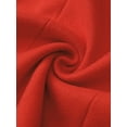 thumbnail image 5 of DARING DIVA Women's Plus Size Elegant Notched Lapel Trench Coat 4X Red, 5 of 6