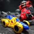 thumbnail image 4 of Yannianjz Toys Under $5, 4Pcs Rotating Stunt Drilling TankToyCar, 360° Spinning Battle Vehicle, Plastic Mini Race Car forKidsBoysGirlsBirthday Gift, 4 of 9