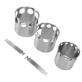 thumbnail image 4 of Outdoor Camping Stove Set, Wood Burning Camp Stove Stainless Steel Portable Stove, Portable Sleeve Carter Wild Camp Folding Windproof Stove Roasting Fire Heating Stove For Camping, 4 of 5