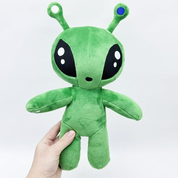 13.4-Inch Green Alien Plush Toy – Durable Soft Alien Creature Stuffed Dolls, Room Decor Gift for Animation Fans and Doll Toys