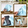 thumbnail image 6 of Uxcell 4Pcs Glass Polishing Cloth, 23.6x15.7" Microfiber Cleaning Cloths Lint & Streak Free Quickly Drying Towels for Glassware, Cars, Glasses, Phone Screens, Sunglasses, Purple, 6 of 7