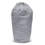 Kanga Care Seam Sealed Drawstring Reusable Diaper Pail Liner Large Barrel Shape 26" height x 51" top x 33" base | Platinum