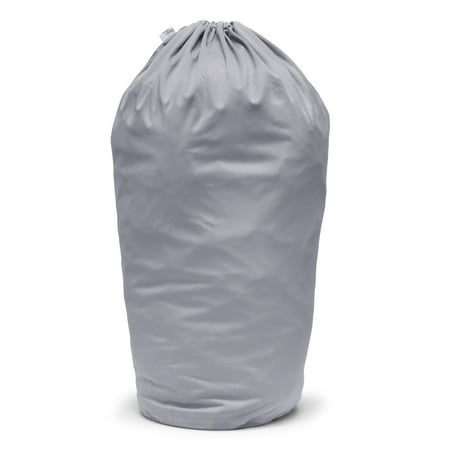 Kanga Care Seam Sealed Drawstring Reusable Diaper Pail Liner Large Barrel Shape 26" height x 51" top x 33" base | Platinum