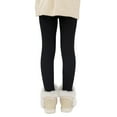 thumbnail image 6 of Girls Winter Warm Cotton Fleece Lined Leggings Thick Pants Kids Basic Full Length Pant Thermal Stretch Leggings,2-13 Y, 6 of 8