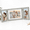 Grau, variant on dark brown 3-opening triple photo frame holds 4x6 and 5x7 photos