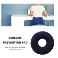 thumbnail image 1 of Cojín de asiento redondo inflable Ndcxsfigh almohadilla médica para hemorroides azul oscuro, 1 of 9