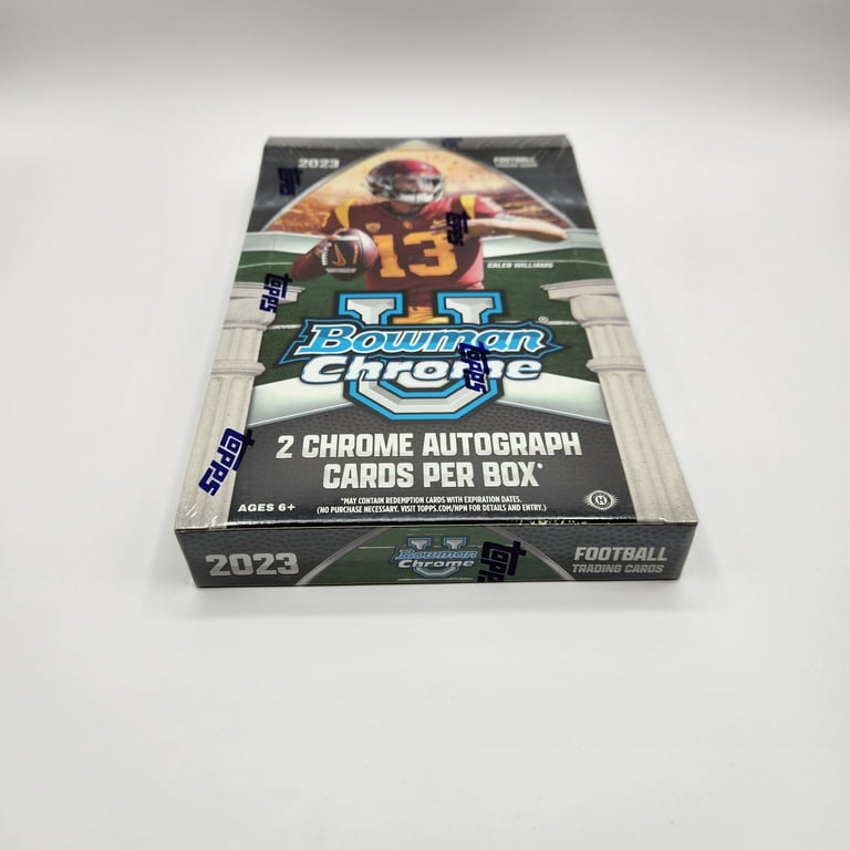 Topps Bowman Chrome University Football Trading Card Blaster Box 2023 –  Sports Cards Direct