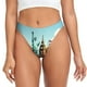 thumbnail image 1 of Fotbe Iconic Global Landmarks Tanga Sin Costuras para Mujer con Estampado – Panties Invisibles, Transpirables y Cómodos para Uso Diario-3X-Large, 1 of 6