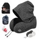 thumbnail image 1 of Almohada de viaje SKYTRAX COMF de espuma viscoelástica con capucha extra grande, 1 of 8