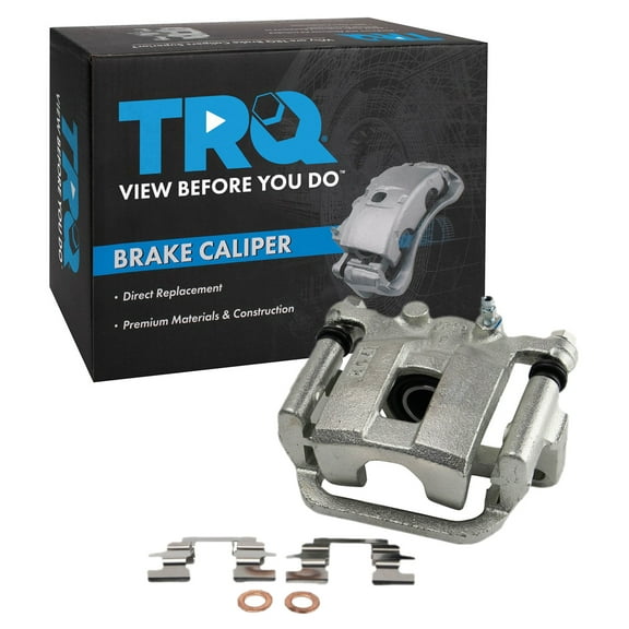 TRQ Rear Right Brake Caliper w/Bracket Passenger Side Compatible with 2008-2013 Nissan Rogue 2014-2015 Rogue Select