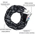 thumbnail image 2 of Pocket Scarf - Infinity Scarf with Hidden Pocket For Women Winter Warm Infinity Scarves Wrap, 2 of 8
