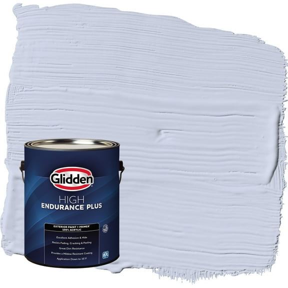 Glidden HEP Sweet Emily / Purple Semi-Gloss Exterior Paint with Primer, 1 Gallon