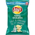 thumbnail image 2 of Lay's Wavy Salt & Vinegar potato chips, 220g/7.8 oz, 2 of 4