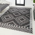 thumbnail image 5 of JONATHAN Y JONATHAN  Y Carwa Diamond Tribal Medallion Indoor/Outdoor Area Rug 3 X 5 - Black/Ivory, 5 of 5
