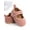 Pink, variant on Magazine Baby Girl Princess Shoes Toddler Lovely Mary Jane Cotton Soft Sole Anti-Slip Casual First Walkers Suitable for 0-18 Months Infant Magic Tape