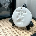 thumbnail image 3 of Bard's Hinged Black MDF Wood Plate Stand, 4" H x 5" W x 3" D (For 3.5" - 5" Plates), Pack of 12, 3 of 4