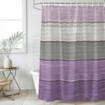 thumbnail image 6 of Purple Grey Wood Grain Shower Curtain Set - Small 36" x 72" Washable Bathtub Curtain with 12 Hooks, Ombre Rustic Retro Wooden Plank Waterproof Fabric Stall Shower Curtains for Bathroom/Bathtub Décor, 6 of 6