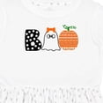 thumbnail image 4 of Inktastic Halloween Boo Cute Ghost and Pumpkin Girls Toddler Dress, 4 of 5