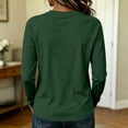 thumbnail image 4 of Long Sleeve Shirts for Women Fall Outfit 2026 Fashion Casual T Shirt V Neck Basic Loose Tunic Tops L, 4 of 7